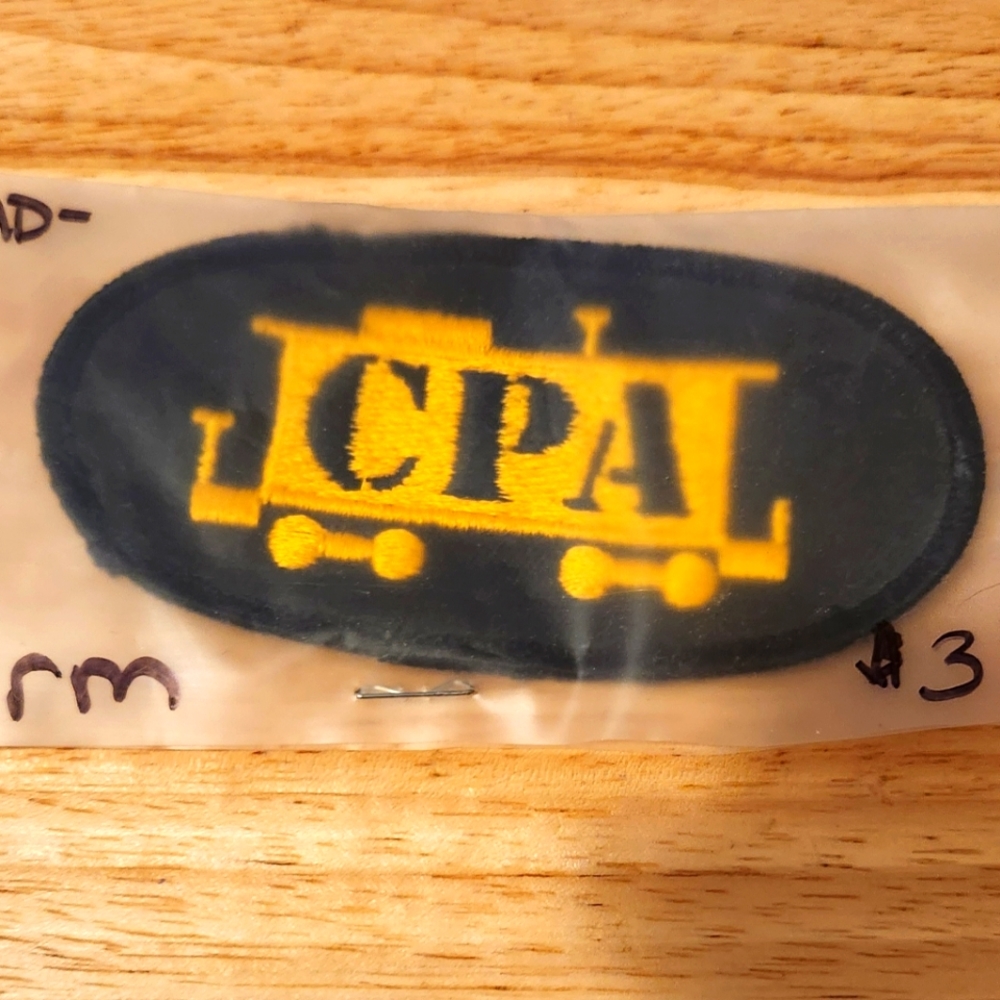 CPA PATCH ON A TRAIN